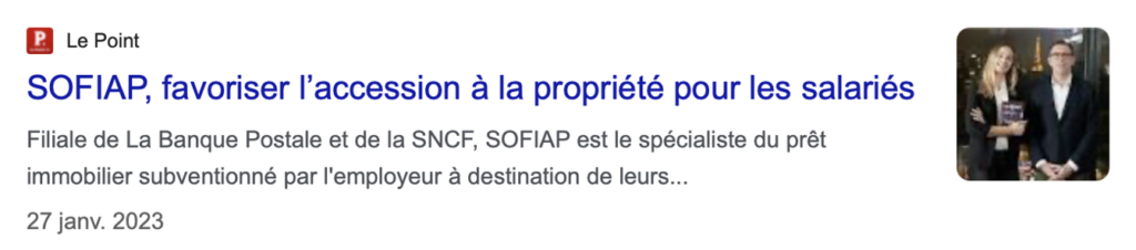 Sofiap Le Point